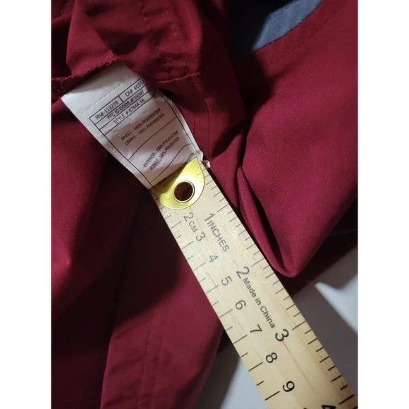 Adidas Mens XL Red Raglan Sleeve Quarter Zip Athletic Pullover Sports Training - Picture 7 of 10